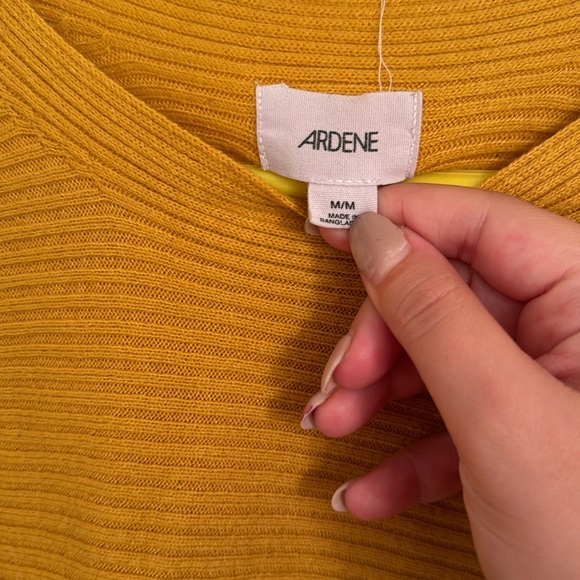 Ardene Mustard Yellow Long Sleeves Top - Picture 4 of 5
